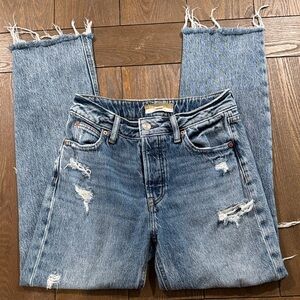 Distressed Blue Women's Jeans
